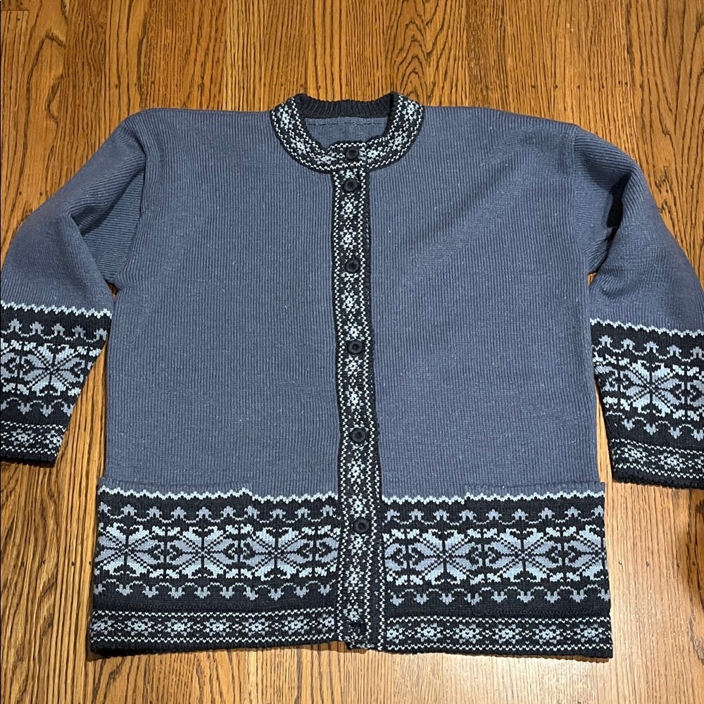 Artisan Made Patterned Sweater - image 1